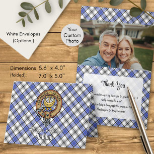 Invitation Blason de Clan Hannay sur tartan