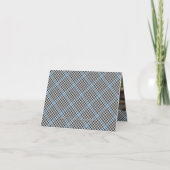 Invitation Blason du clan Haig sur tartan (Dos)
