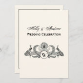 Invitation Blason Prépa Pineapple Armoiries Crest (Devant / Derrière)