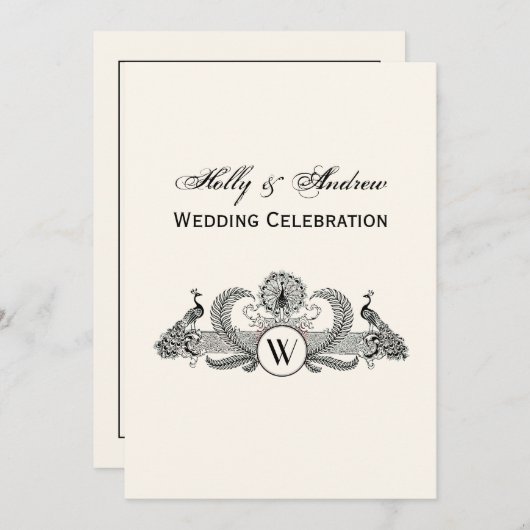 Invitation Blason Prépa Pineapple Armoiries Crest (Devant / Derrière)