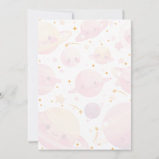 Invitation BLAST OFF Galactic Celebration (Dos)