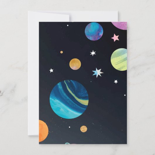 Invitation Blast Off ! Randonnée En Roquette Autour De L'Anni (Dos)