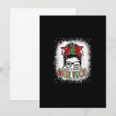 Invitation Bleaché Le Tech De Manucure Préféré Du Père Noël C (Devant / Derrière)