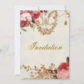 Invitation Blenheim Rose - Ciel d'été (Devant)