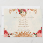 Invitation Blenheim Rose - Paysage de ciel d'été (Dos)