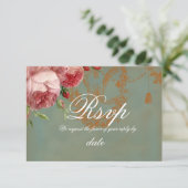 Invitation Blenheim Rose RSVP (Debout devant)