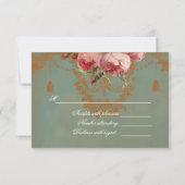 Invitation Blenheim Rose RSVP (Dos)