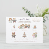 Invitation Bless This Union - Jote Wedding Invite Timeline (Debout devant)