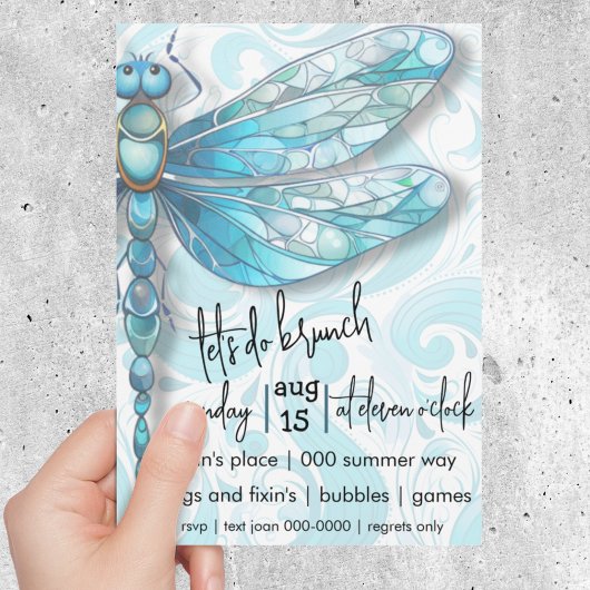 Invitation Bleu | Aqua Blue Swils | Amateurs de nature