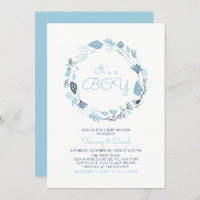 Bleu | Baby shower Couples garçons mignons