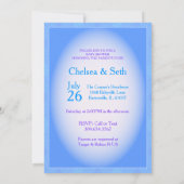 Invitation Bleu bébé | Baby Boy Shower Party (Dos)