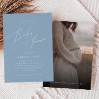 Bleu blanc | Baby shower photo