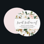 Invitation Bleu & Blanc Belles Fleurs Douces 16<br><div class="desc">Bleu & Blanc Belles Fleurs Douce 16 Invitation Belle Flore Blanche Voir la collection correspondante en Niche et Nest Store</div>