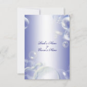 Invitation Bleu blanc mariage (Devant)