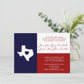 Invitation Bleu blanc rouge d'invitations de lieu de (Debout devant)