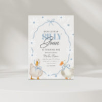 Bleu Bow Silly Goose Coquette Anniversaire