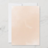 Invitation Bleu Brown doux Ours avec ballons Anniversaire du (Dos)