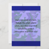 Invitation Bleu Camo Caoutchouc (Dos)