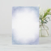 Invitation Bleu Clair Ajoutez Votre Propre Texte (Debout devant)