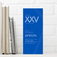 Bleu | Classe moderne de XXV Graduation Party