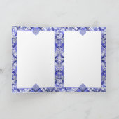 Invitation Bleu de dentelle en céramique de Grèce (Intérieur)