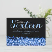 Invitation Bleu des Sweets sixteens (Debout devant)