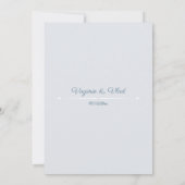 Invitation Bleu Dusty (Dos)