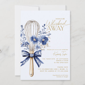 Invitation Bleu Dusty Whisers Away Toile Fête des mariées