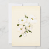 Invitation *~* Bleu Elegant White Beach Fête des mariées Rose (Dos)