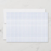 Invitation Bleu Eléphant de la Marine Cute Baby shower de la  (Dos)