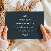 Invitation Bleu et Blanc Photo Graduation Party