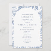 Invitation Bleu Floral Lingerie (Devant)