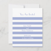 Invitation Bleu français (Devant)