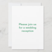 Invitation Bleu français (Dos)
