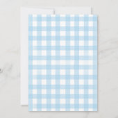 Invitation Bleu Golden Retriever Golden Année Premier anniver (Dos)