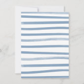 Invitation Bleu Jean Baby Denim Baby shower (Dos)