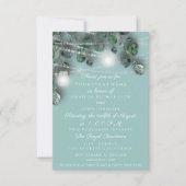 Invitation Bleu mariage Jars bleu rustique (Devant)
