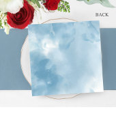 Invitation Bleu, marine Bourgogne rouge et violet Mariage flo