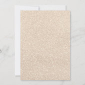 Invitation Bleu mou et Baby shower floral blanc Brunch (Dos)