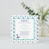 Invitation Bleu Nautique d'Ancre (Debout devant)