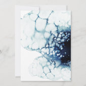 Invitation Bleu Nautique Destination Mariage (Dos)