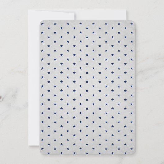 Invitation Bleu nuit Ciel Arabe musulman Mariage musulman (Dos)