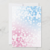 Invitation Bleu Ou Rose Moderne ? Parti de révélation de genr (Dos)