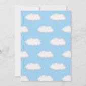 Invitation Bleu Ours Chaud BULON Baptême garçon (Dos)