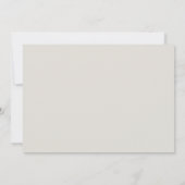 Invitation Bleu pastel cosmos fleurs horisontal mariage (Dos)