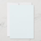 Invitation Bleu Pervenche Mariage Citron Vibrant (Dos)