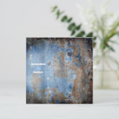 Invitation Bleu rustique de la CHROMATOGRAPHIE GAZEUSE | (Debout devant)