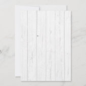 Invitation Bleu Rustique Pêche Design Baby shower Garçon (Dos)