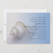 Invitation Bleu Sea Shell (Devant)