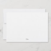 Invitation Bleu Sea Shell (Dos)